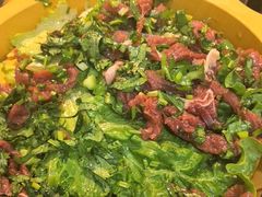 香菜牛肉丝-塔兰齐新疆孜然火锅(鲤鱼山路店)