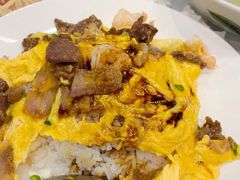 至尊滑蛋三拼饭-有章牛杂(石厦店)