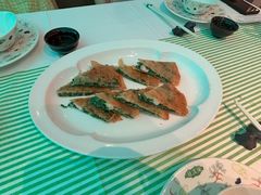 韭菜鲜虾薄饼-桂满陇·蟹黄小笼汤包(巴黎春天浦建店)
