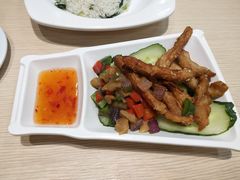 蒜香猪颈肉上海菜饭-佰搭果·广式茶餐厅(石牌东路店)