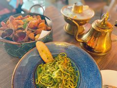 松子鲜虾罗勒意面-遇见杜尚西餐厅(万达金街店)