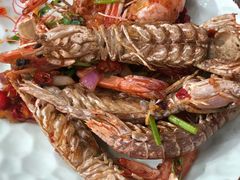 椒盐双拼虾-九层海鲜塔(市南店)