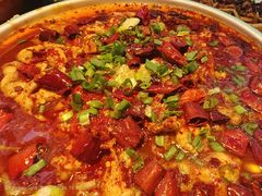 水煮肉片-茅庐毛血旺(烟台大悦城店)