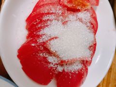 西红柿拌白糖-汝萍传统蘸水菜(春华路总店)