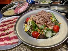 金枪鱼蔬菜沙拉-首尔烤肉大排档(合生汇店)