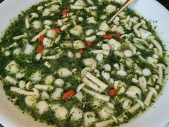 养生荠菜鲜菌烩鲜贝-环球港凯悦 · 享悦中餐厅