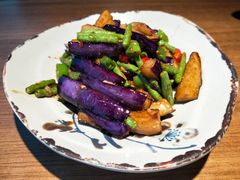 酱香茄子豆角-花椒笑成都小馆(百脑汇店)