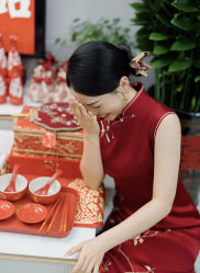 -禾米旗袍妈妈装礼服定制(嘉业国贸店)