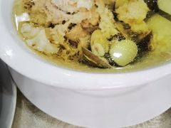 绣球菌肉汁炖海蚌汤-泉州酒店-温陵中餐厅(庄府巷店)