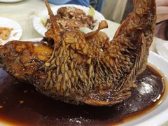 罾蹦鲤鱼-奥华餐厅·老张记(台基厂店)