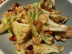 培根虾米煸菜花-港丽餐厅(高德置地店)