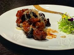 黑蒜柚子咕咾肉-宝丽轩中餐厅BAOLIXUAN