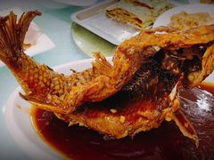 罾蹦鲤鱼-奥华餐厅·老张记(台基厂店)