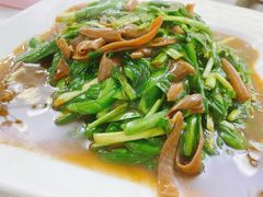 海肠炒韭菜-沈家门小海鲜