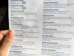 菜单-Fergburger(皇后镇店)