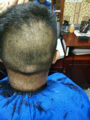 还没剪完呢-金板寸