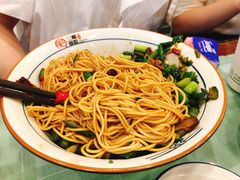 蒜苗辣椒辣肉-刘氏三和面馆