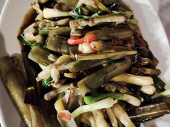 葱姜炒圣子-越海渔村