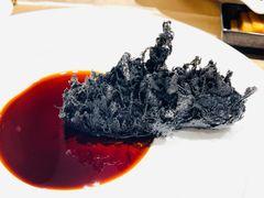 柚子黑醋汁酥皮海参-北京泰富酒店-柏景轩中餐厅