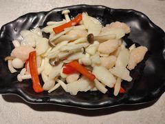 菌菇山药炒虾滑-乾园(天河城店)