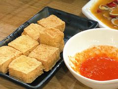 金陵炸臭豆腐-宝记烧烤·碳锅羊肉·羊蝎子火锅·夜食社(文体路创始店)