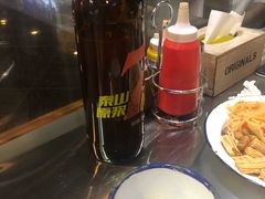 泰山原浆啤酒-马路牙子地桌烤肉(工体店)