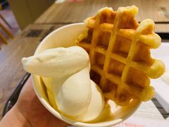 华夫饼原味冰淇淋-肯德基(福民路店)