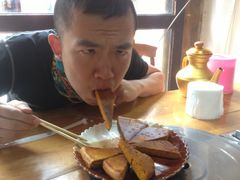 青稞饼-银同牦牛肉火锅