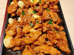 炉火烤五花肉-吕氏疙瘩汤·新派鲁菜(欢乐汇店)