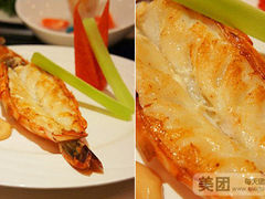 蟹子酱草虾-丹鼎铁板料理