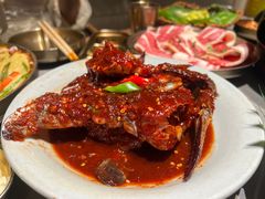 -草家酱蟹炭火烤肉店(珲春南路一店)