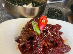 -草家酱蟹炭火烤肉店(珲春南路一店)