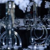 暗色系宇宙星辰主题年会布置 重在营造氛围感