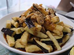 蛤蜊肉拌茄子-华春餐馆(鱼山路店)
