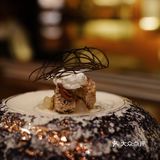 搭配煎蛋造型的迷迭香和芒果酱 萌！