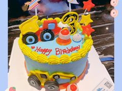 翻糖工程车蛋糕-Joy's Wish创意蛋糕定制&甜品台(乐虹坊精致生活广场店)