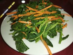 人参菜-北京龙庆四季香农家饭庄·灶台鱼·碳烤虹鳟鱼(龙庆峡店)