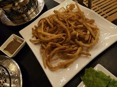 炸崂山参-栈桥王子饭店-风味餐厅