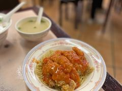 番茄酱猪扒面-满足面(白水井大街店)