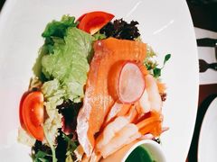 三文鱼大虾色拉-弗兰克牛排西餐厅Ribone steak house(柠檬花园店)