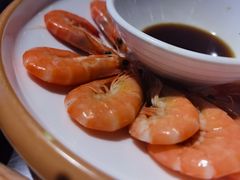 白灼草虾-达叔香味海鲜(海棠68环球美食街店)