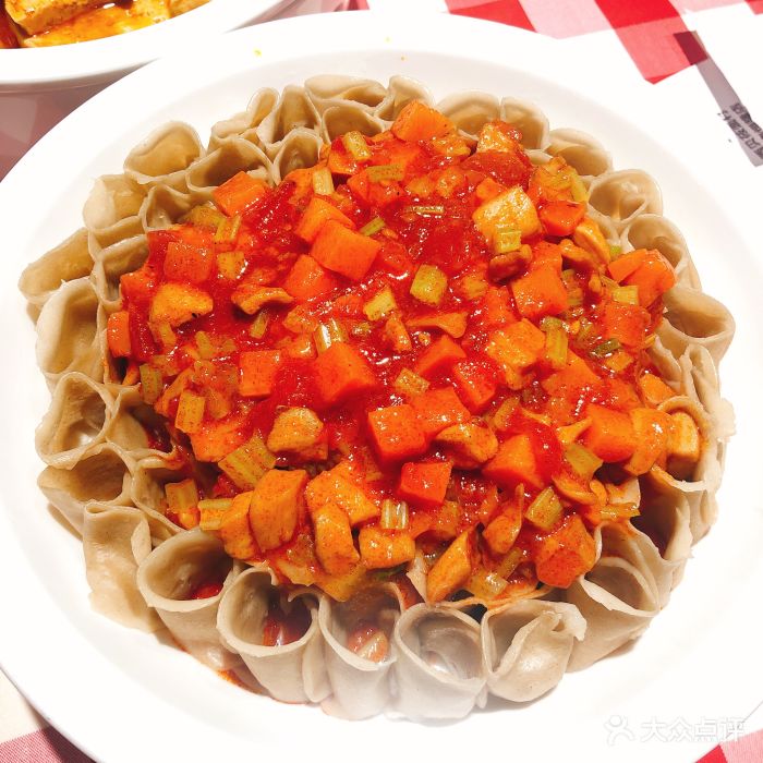 西贝莜面村(恒隆广场店)西红柿浇汁莜面图片 - 第1张
