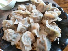 韭菜虾仁肉水饺-俏东方·海味水饺·青岛菜(崂山店)