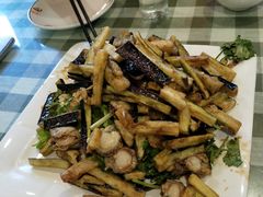 茄子拌扇贝-华圆美食-老蓬莱菜(蓬港路店)