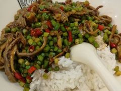 蒜苔炒猪肚盖码饭-德天顺盖码饭(人民西路店)