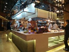 自助取餐区-杭州钱江新城万怡酒店-西餐厅