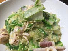 笔管鱼炒小白菜-必点海鲜·鲅鱼水饺(鞍山西道店)