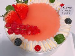 草莓日记水果奶油蛋糕-浮光之丘MontCake生日蛋糕(花牌坊店)