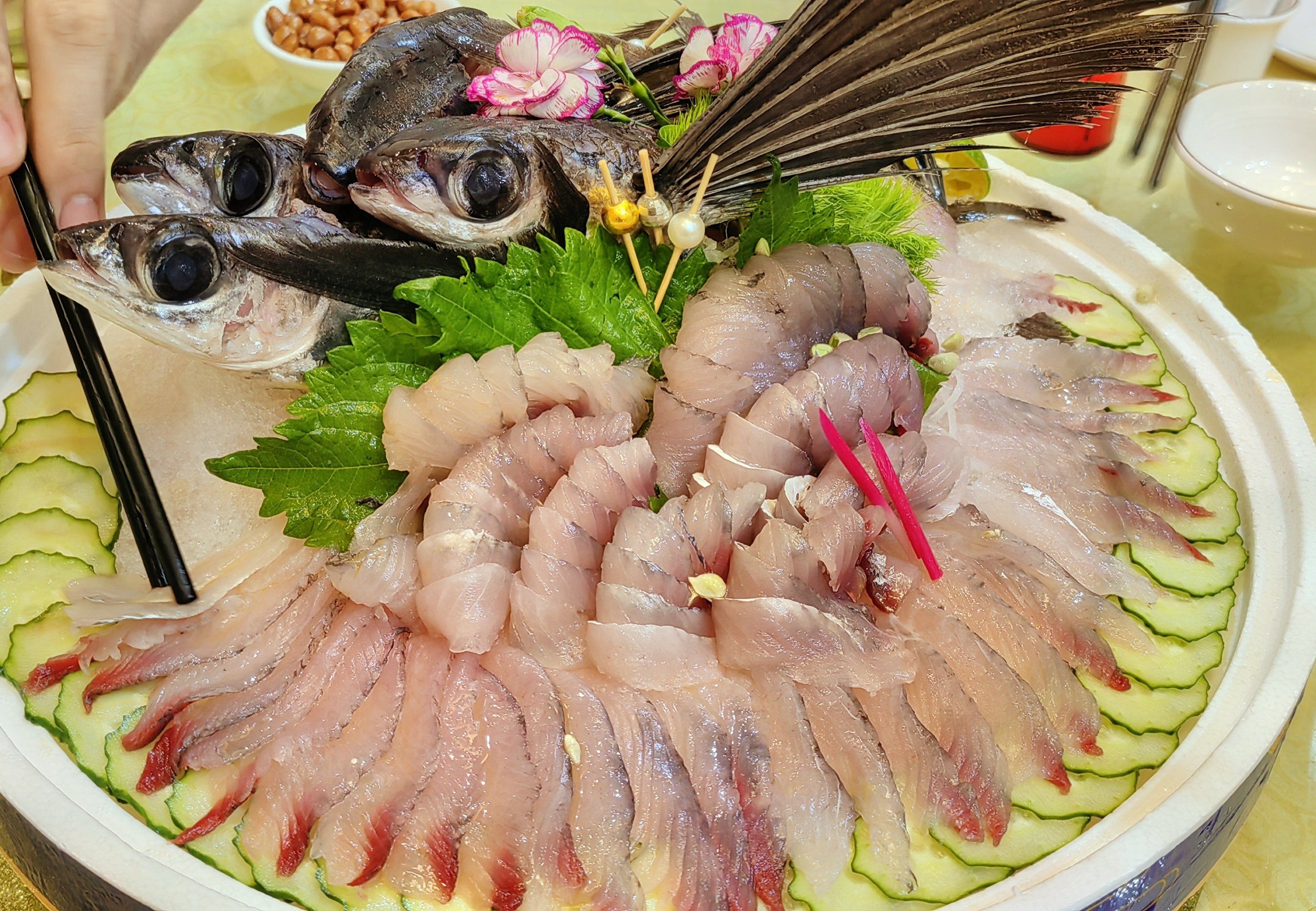 飞鱼刺身初体验