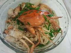 传说中的膏蟹拌面-十面欢腾·海鲜面·台式Bistro(长乐路店)